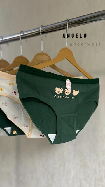 شورت تدی سبز و سفید